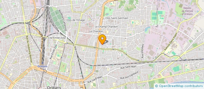 localisation de l'entreprise SCI DU PETIT PONT à ORLEANS