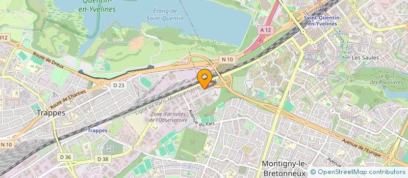 localisation de l'entreprise SCI DU PETIT PONT  MONTIGNY-LE-BRETONNEUX