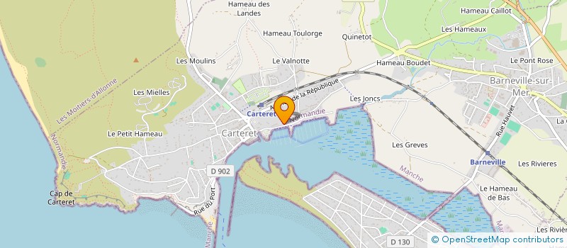 localisation de l'entreprise SCI DU PETIT PORT à BARNEVILLE-CARTERET
