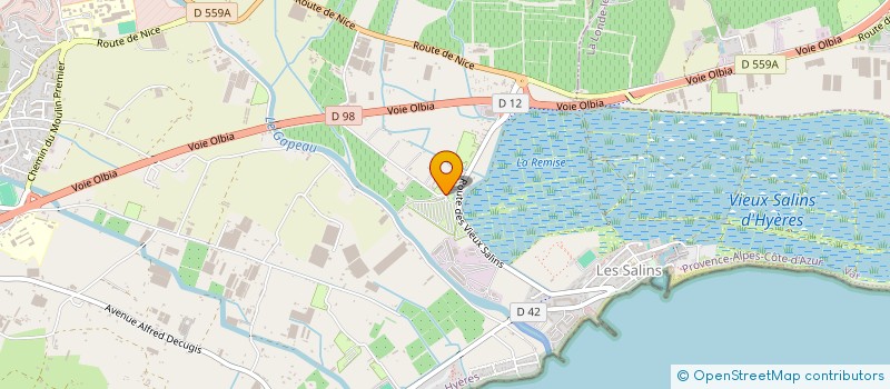 localisation de l'entreprise SCI DU PETIT PORT à HYERES