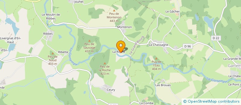 localisation de l'entreprise SCI DU PETIT POSTE  LE GRAND-BOURG