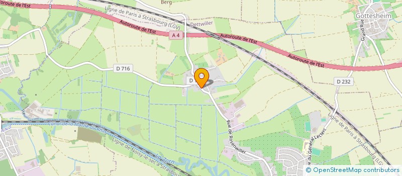 localisation de l'entreprise SCI DU PETIT POUCET  ALTENHEIM