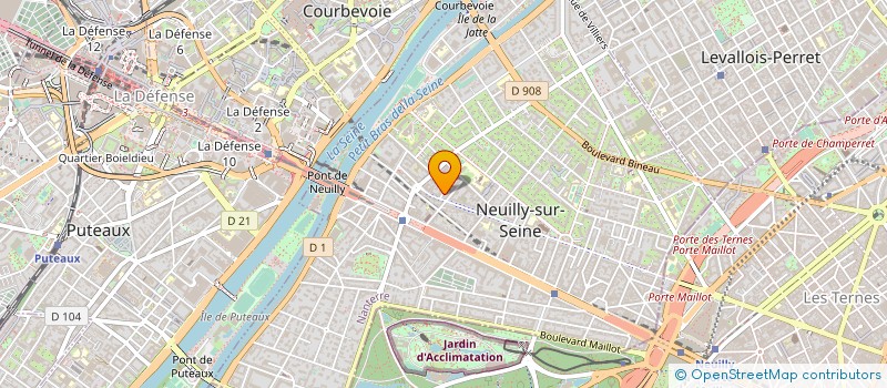 localisation de l'entreprise SCI DU PETIT PRE à NEUILLY-SUR-SEINE