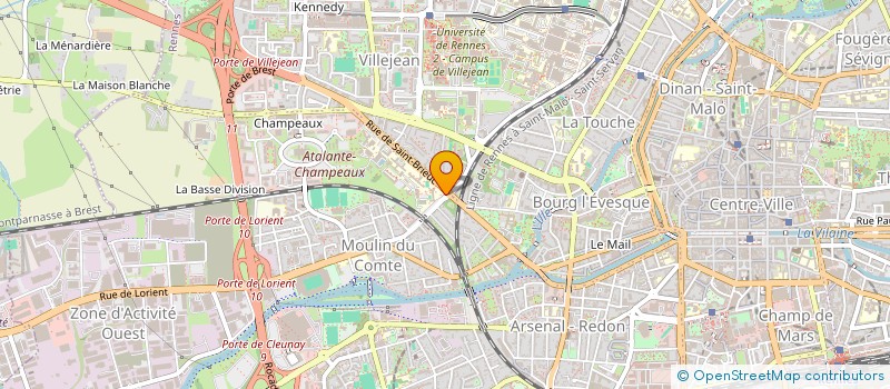 localisation de l'entreprise SCI DU PETIT PRE à RENNES