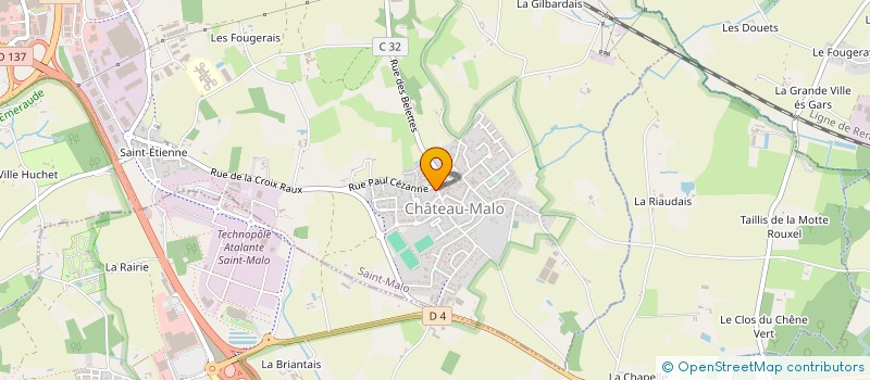 localisation de l'entreprise SCI DU PETIT PRE  SAINT-MALO