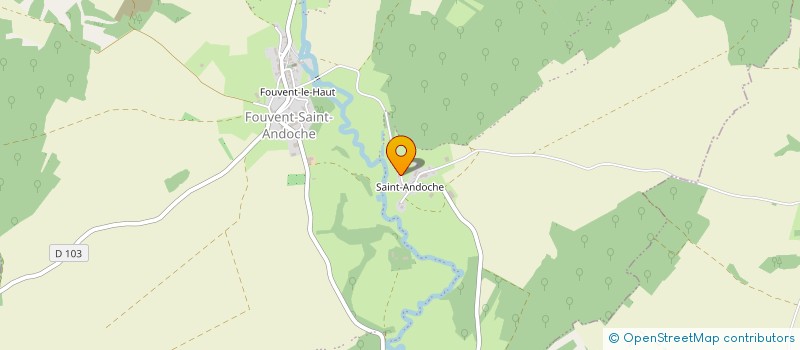localisation de l'entreprise SCI DU PETIT PRE  FOUVENT-SAINT-ANDOCHE