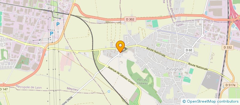 localisation de l'entreprise SCI DU PETIT PRINCE  PUSIGNAN