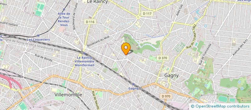 localisation de l'entreprise SCI DU PETIT RAINCY à GAGNY