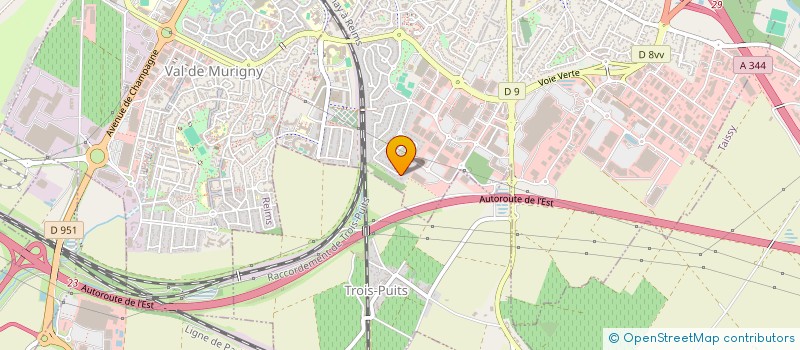 localisation de l'entreprise SCI DU PETIT RENARD  CORMONTREUIL