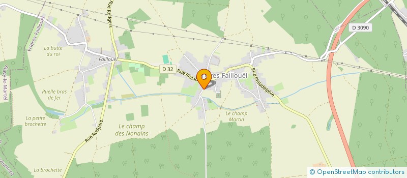 localisation de l'entreprise SCI DU PETIT RIEZ  FRIERES-FAILLOUEL