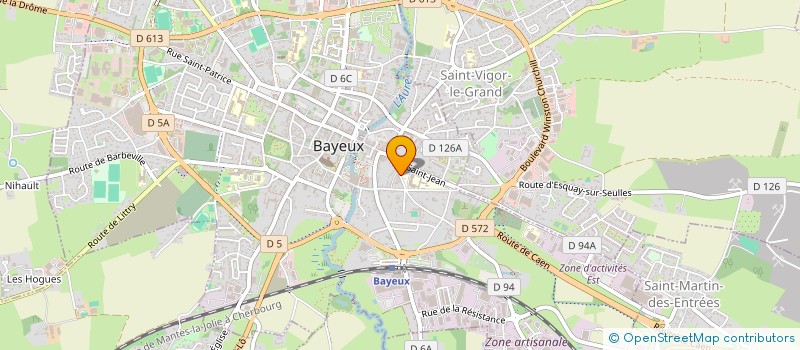 localisation de l'entreprise SCI  DU PETIT ROUEN  BAYEUX