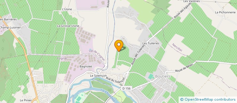 localisation de l'entreprise SCI DU PETIT SABLON à BOUTIERS-SAINT-TROJAN