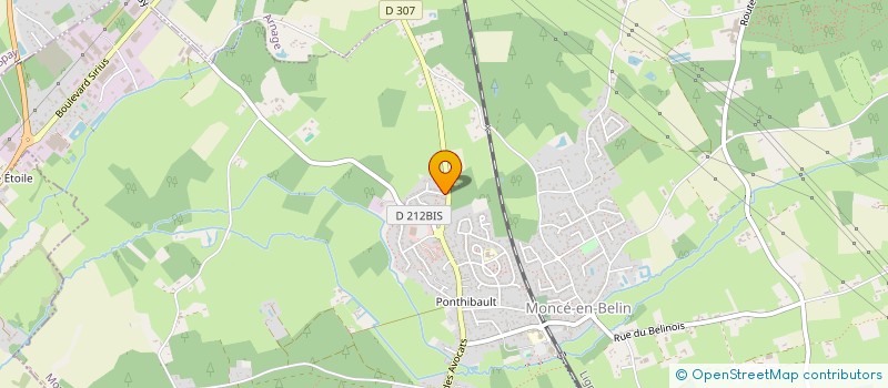 localisation de l'entreprise SCI DU PETIT SABOT  MONCE-EN-BELIN