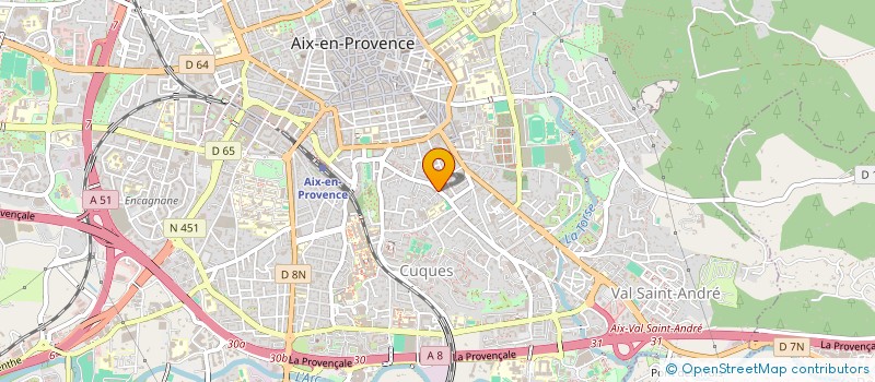 localisation de l'entreprise SCI DU PETIT SAINT VINCENT  AIX-EN-PROVENCE