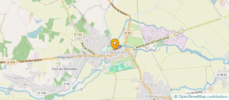 localisation de l'entreprise SCI DU PETIT SEILLON  BLETTERANS