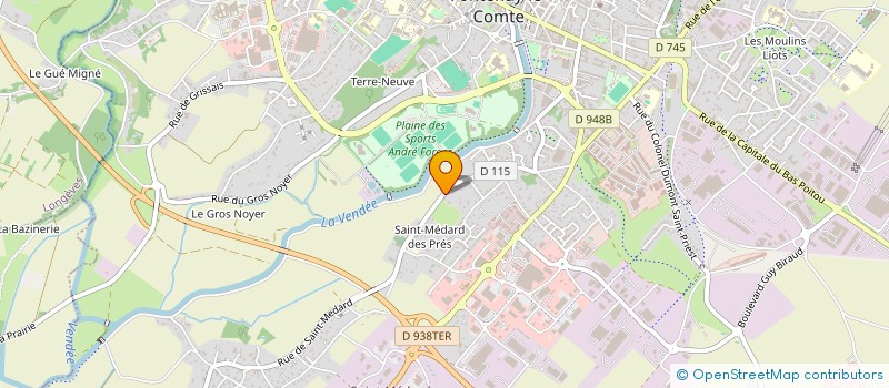 localisation de l'entreprise SCI DU PETIT SERGENT  FONTENAY-LE-COMTE