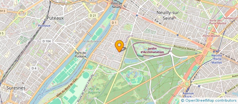 localisation de l'entreprise SCI DU PETIT TERTRE à NEUILLY-SUR-SEINE