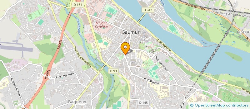 localisation de l'entreprise SCI DU PETIT THOUARS à SAUMUR
