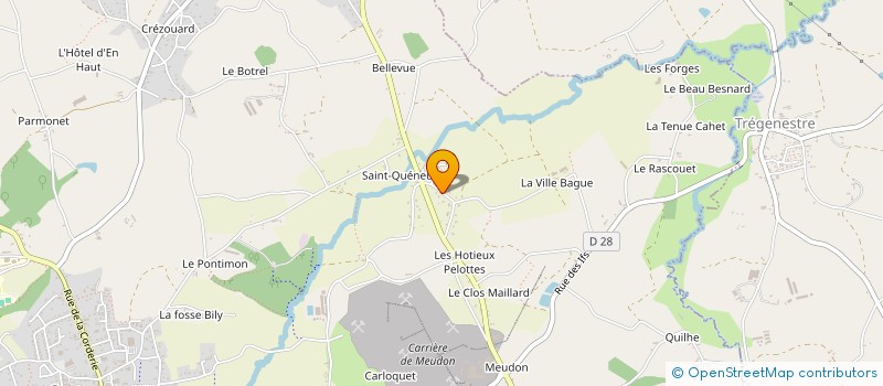 localisation de l'entreprise SCI DU PETIT TRAIN à QUESSOY