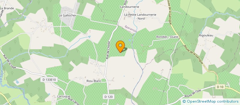 localisation de l'entreprise SCI DU PETIT TRAIN  SAINT-CIERS-D'ABZAC