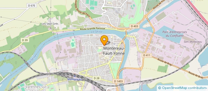 localisation de l'entreprise SCI DU PETIT VAUGIRARD à MONTEREAU-FAULT-YONNE