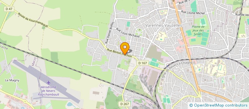 localisation de l'entreprise SCI DU PETIT VAUZELLES  VARENNES-VAUZELLES