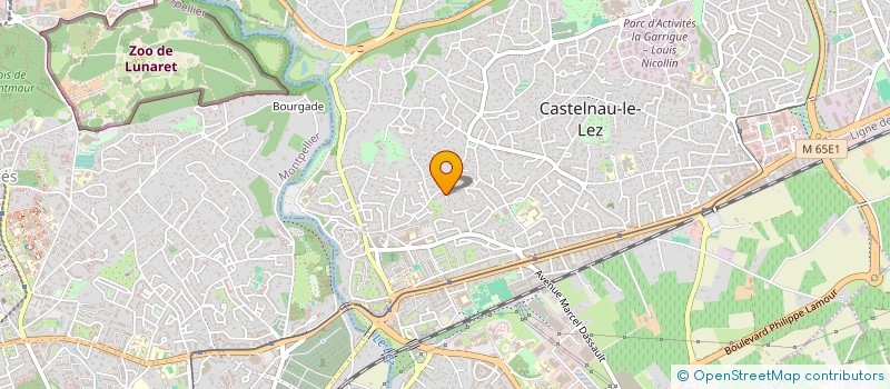 localisation de l'entreprise SCI DU PETIT VERGER  CASTELNAU-LE-LEZ