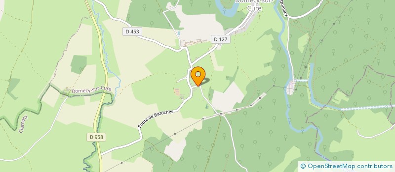 localisation de l'entreprise SCI DU PETIT VERGER  DOMECY-SUR-CURE