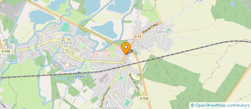 localisation de l'entreprise SCI DU PETIT VERLY à LA FERE