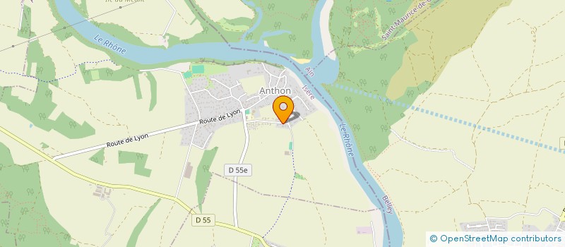 localisation de l'entreprise SCI DU PETIT VEYLON  ANTHON