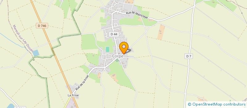 localisation de l'entreprise SCI DU PETIT VILLAGE  CORPE