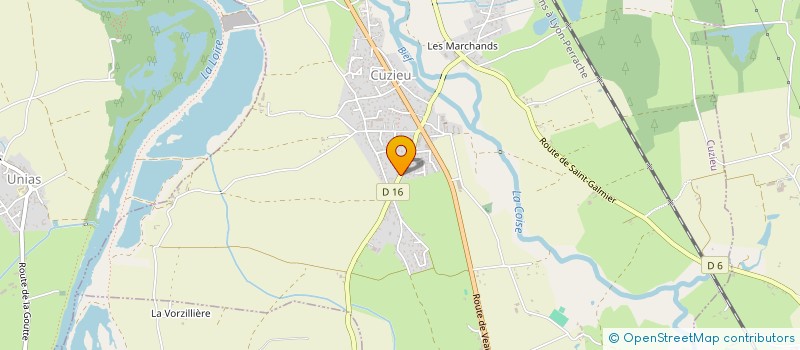 localisation de l'entreprise SCI DU PETIT VIOLET  CUZIEU