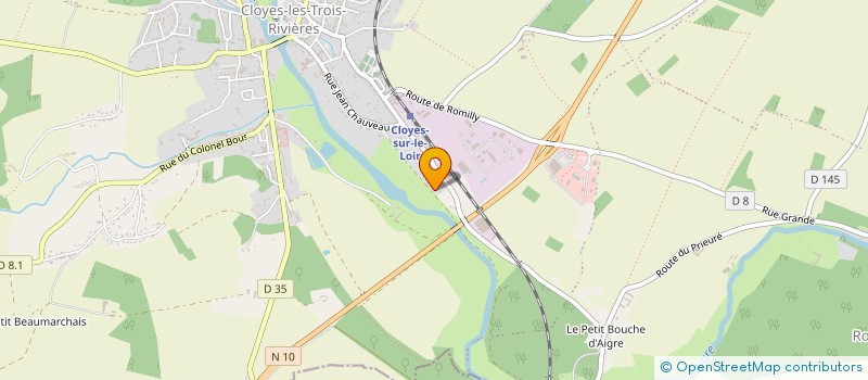 localisation de l'entreprise SCI DU PETIT YRON à CLOYES-LES-TROIS-RIVIERES