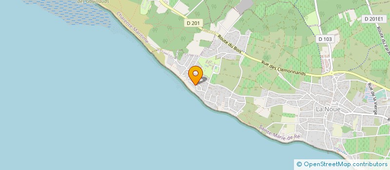 localisation de l'entreprise SCI DU PEU DES CORBEJAUDS  SAINTE-MARIE-DE-RE