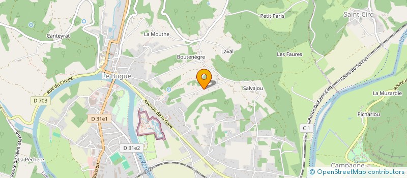 localisation de l'entreprise SCI DU PEUCH LES EYZIES  LES EYZIES