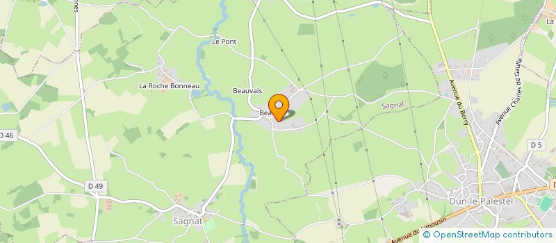 localisation de l'entreprise SCI DU PEULAT à SAGNAT