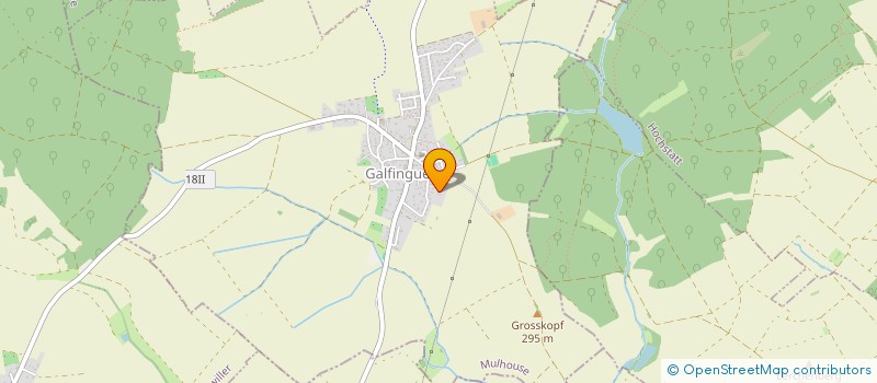 localisation de l'entreprise SCI DU PEUPLIER  GALFINGUE