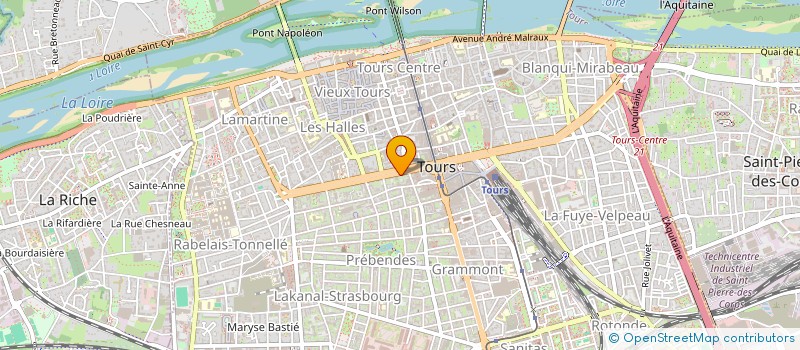 localisation de l'entreprise SCI DU PEUTY  TOURS