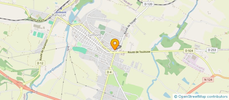 localisation de l'entreprise SCI DU PEY  GIMONT