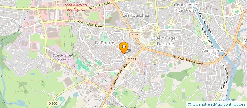 localisation de l'entreprise SCI DU PEYRAGUDES à LAVAL