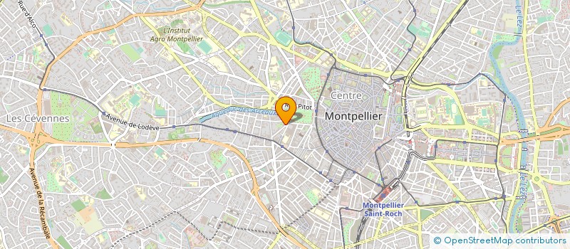 localisation de l'entreprise SCI DU PEYROU à MONTPELLIER