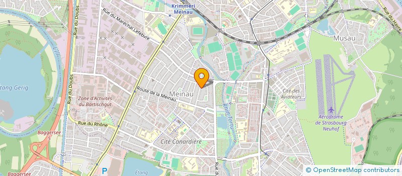 localisation de l'entreprise SCI DU PFAFFENLAPP  STRASBOURG