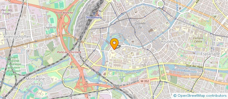 localisation de l'entreprise SCI DU PFLAENZER  STRASBOURG