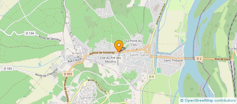 localisation de l'entreprise SCI DU PHARAON  SAINT-SATUR