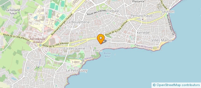 localisation de l'entreprise SCI DU PHARE  SAINT-NAZAIRE