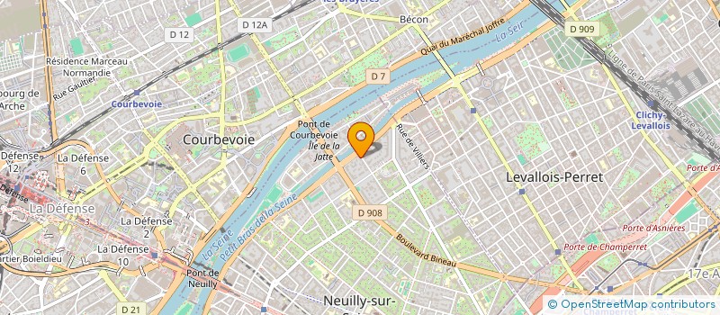 localisation de l'entreprise SCI DU PHARE à NEUILLY-SUR-SEINE