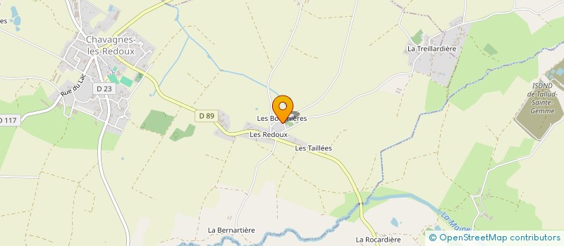 localisation de l'entreprise SCI DU PHARE  CHAVAGNES-LES-REDOUX