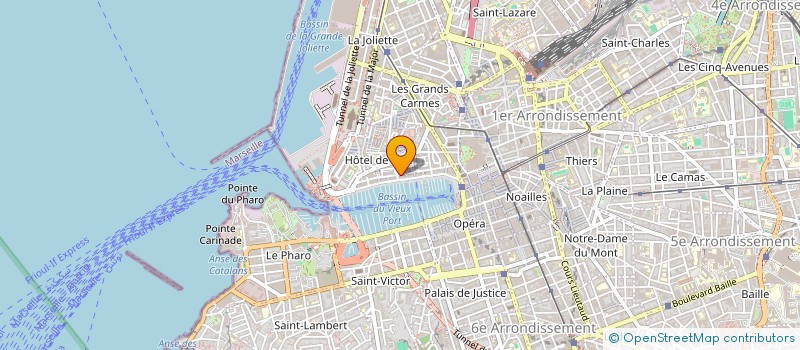localisation de l'entreprise SCI DU PHARE  MARSEILLE