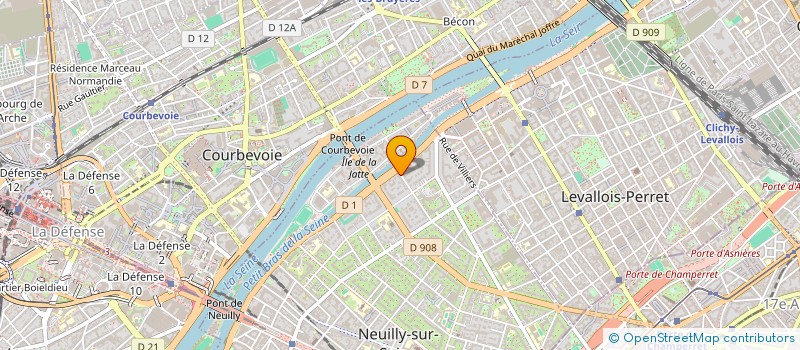 localisation de l'entreprise SCI DU PHARE 7 à NEUILLY-SUR-SEINE