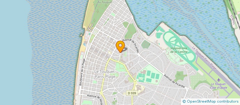 localisation de l'entreprise SCI DU PHARE à LE TOUQUET-PARIS-PLAGE